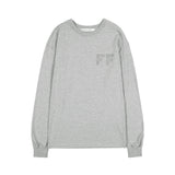 FF LETTERING LONG SLEEVE (GRAY) F25ZB022