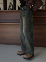 ASCLO Vintage Oil Denim Pants