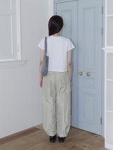2-WAY ROUND BAG (DOT GREY)