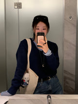 [MADE] FIFTY WOOL V-NECK KNIT