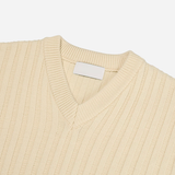 Frame V-neck Crop Knit
