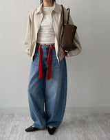 Comment Collar Loose Fit Wind Jumper