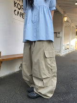 コットン ビッグ カーゴパンツ
