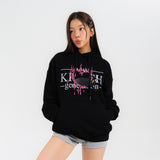 MELTING LOGO HOOD TEE-BLACK