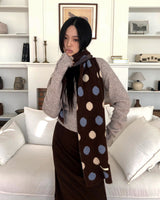 Chiin Contrast Dot Muffler