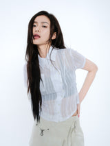 PLEATES WRAP SKIRT [IVORY]