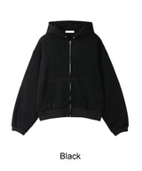 ルーブリブクロップフードジップアップ