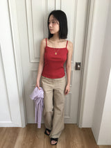 タビエルブーツカットパンツ (2color)