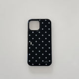 dot epoxy bumper case(black)