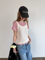 マルチストライプTシャツ