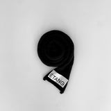 [MADE] Étang Knit scarf | Cotton_black