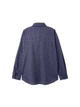 ASCLO シアーサッカークールチェックシャツ (4color)