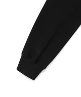 W CLASSIC LOGO ZIP UP HOODIE BLACK(CV2EFFM482A)