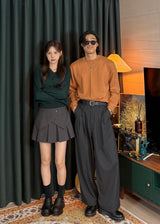 Women's デイリーウォッシャブルVネックニット 14COLOR