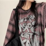 ENK Hip Street Dangara Ribbed Long Sleeve T-shirt