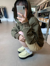 Melting Stripe Hooded Zip-Up (3color)