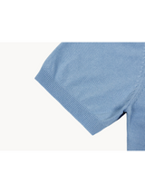 Summer Cool Plain Collar Short Sleeve Overfit Knit 8COLOR