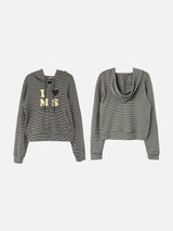 I Love Stripe ツーウェイフード付きジップアップ（1c）