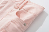 Pink Cargo Short Pants