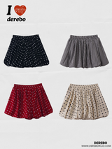 A-line pumpkin pocket mini skirt