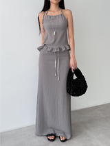ジュライリンクルホルタートップ