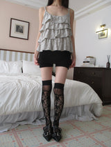 rosy net knee socks