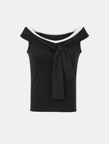 Lema Layered Tie T-shirt