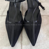 メッシュスリングバックヒール