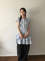 Twin Shirt フリルワンピース (2color)