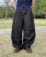 ゴーバーノンフェードカーブドデニムパンツ