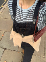 [MADE] [Planning] Slits Stripe Round Cardigan