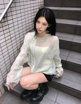 サマー トランスルーセント ウィンドブレーカー