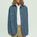 xauヒッコリーチョアジャケット navy stripe
