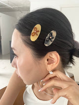 Girly ribbon hair pin (7color)