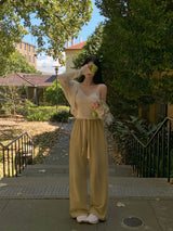 [BELLIDE MADE] mushroom wide training pants