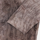 ENOC Grunge dyeing Shoulder Snap Long Sleeve T-shirt (2 colors)