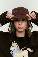 WITTY BUNNY FLEECE TROOPER HAT [BROWN]