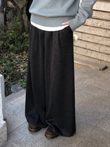 #WS ツータックウォームワイドスラックス + ベルトセット(3color)