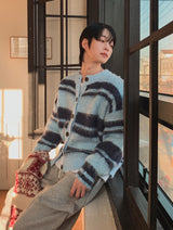 Bottie Angora Stripe Cardigan