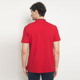 MON AKITA - Cavell Men Polo Shirt Red