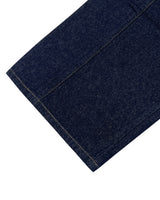 Never Curved Panel Raw Denim