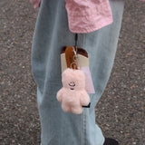 tuteogi peach pink doll keyring