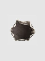 TIWI chain leather bucket bag / Cream Ivory