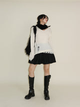 Cush Banding Pumpkin Balloon Mini Skirt