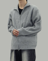 Lael Zip-Up Cara Cardigan (Gray)