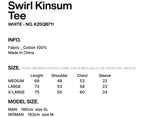 Swirl Kinsum Tee (White) K25QB711