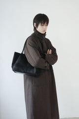 suede big tote bag