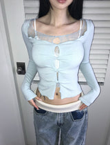 Bocchi layered top (2 color) 