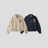 [Free Shipping] ST パッチ ブルゾン ジャケット (2C)