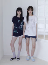 クレヨンフルーツTシャツ (ペアホワイト)